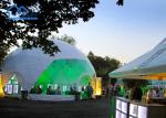 4 Season Steel Commercial Dome Tent Half Sphere Tent For Event Half Dome Beach