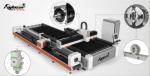 Metal Plate And Tube Dual Fiber Laser Cutting Machine 3000w Applicable Material