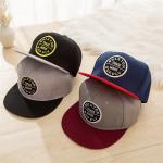 ODM 100% Cotton Fashional flat Brim Baseball Hat Korean Hip Hop Cap