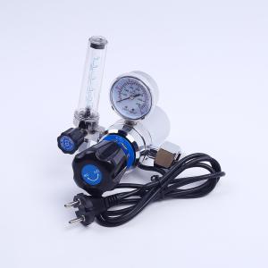 China Argon Regulator With Flowmeter for TIG Welder MIG Welding CO2 Pressure Gauge CGA580 wholesale
