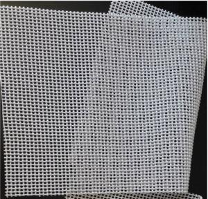 China 570g Tapestry Knitting Mat Odorless Pvc Non Slip Mat Beige Color 1.65mx50m Per Roll wholesale