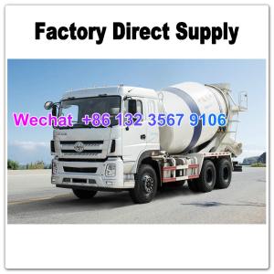 China LHD &amp; RHD 6x4 Tri-Ring 375HP 8--12CBM concrete cement mixer truck for Ghana wholesale