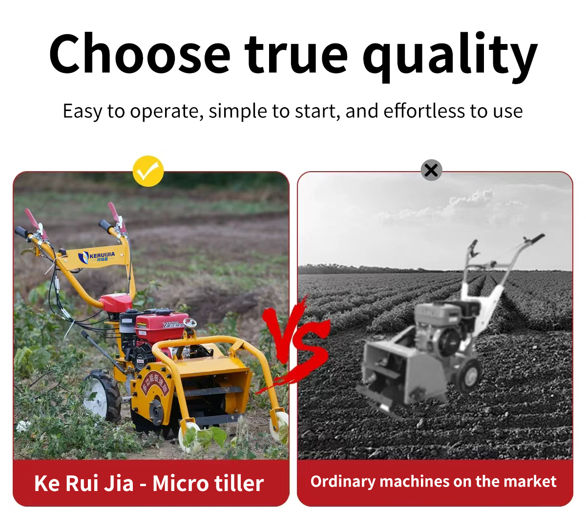 Weeding machine Micro-tiller Agricultural Small Multi-functional Gasoline Hand-held Cultivated Land Loosening Machine