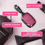Lightweight UNbrush Detangling Heat FHI Hair Brush Pain Free DuoFlex Anti Static