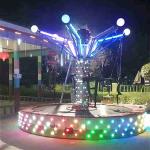 Scary Amusement Park Rides Rotary Trampoline Ride Electric Power