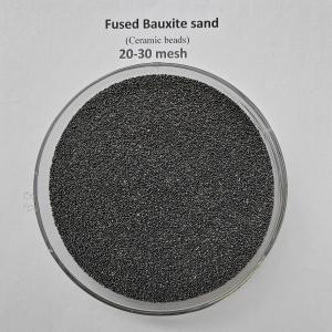 China 20-30 MESH Lost wax casting sand fused bauxite sand ceramsite foundry sand beads AFS fused ceramic sand 20-30 mesh wholesale