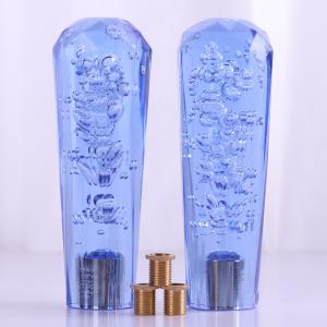 China Skyringe Resin Shift Knob Blue Purple Crystal shift knob universal wholesale