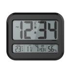 Indoor Temperature Radio Controlled Digital Clock Square Led Wall Clock 22.6 X 2
