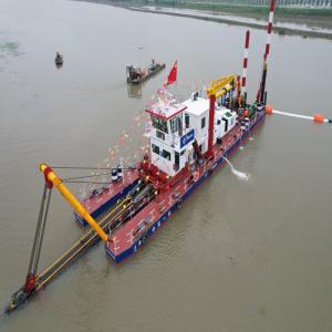 China 14 Inch Full Hydraulic River Sand Pumping Cutter Suction Dredge Dredger wholesale