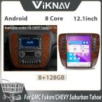 Viknav Car Radio For GMC-Yukon/Chevy Suburban Tahoe Auto AC (2007-2013)12.1 Inch