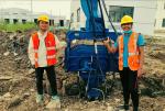 350kn Excavator Mounted Sheet Pile Driver 3200rpm 18m Length