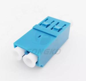 China Unibody Shell Coupler Fiber Optical Adapter Duplex LC / UPC to LC / UPC Plastic Buckle wholesale