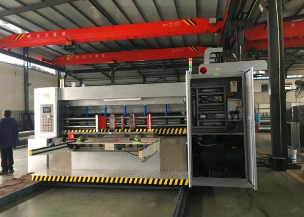 Fully Automatic Carton Water ink Printing Slotting Die Cutting Folding Gluing