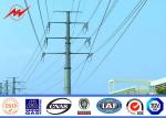 Galvanized Steel Poles 12m Utility Power Poles For Power Distribution Equipment