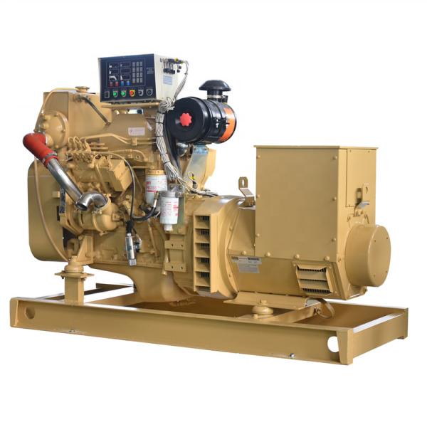 60hz 220V Marine Diesel Generator Set 280kw 350kva Lightweight Low Fuel