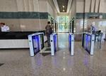 Facial Recognition Turnstile Gate High Security Fast Pass Biometric RFID Card