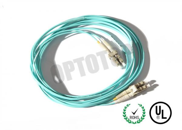 Quality LC UPC Connector Multimode Patch Cord 2 Fiber Zip For Test Equipment / CATV for sale