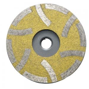 China Sharpness Single Row Wheel for Good Wear Resistance Granite Resin Filled Turbo Cup Wheel wholesale
