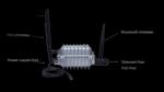 Bluetooth 5 100 Meters 4G LTE Gateway , MTK BLE Beacon Gateway
