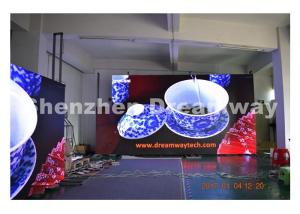 China Clear Video Big LED Screen Hire / Indoor LED Display Rental 576 by 576 mm Cabinet wholesale