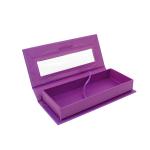 Recycled Paper Hair Extension Packaging Gift Boxes Rectangle With Window
