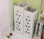 Custom Color Metal Umbrella Stand Square Umbrella Basket 55 X 18 X 18 CM