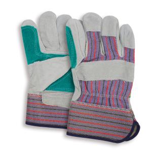 China Palm Reinforced Leather Gloves Customized Leather Work Gloves For Welding wholesale