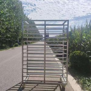 China Customizable Number Of Layers Metal Tray Trolley For Bakery Fast Food Blast Freezer wholesale