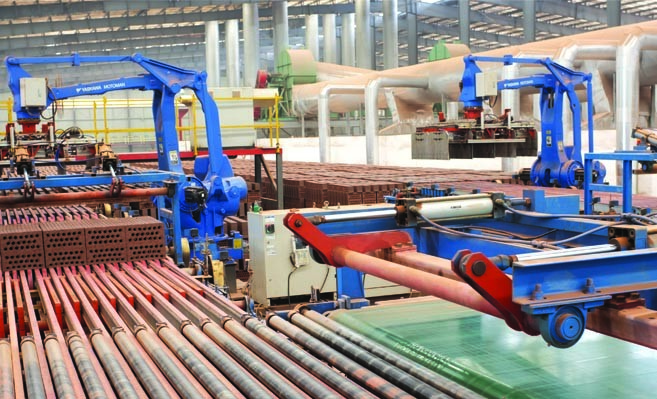 Robot Brick Setting Machine Automatic Brick Making Machine 30000 Bricks/H