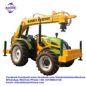 China Electric Power Excavator Post Hole Borer / Hydraulic Tractor Earth Auger on sale