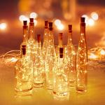 Cork 2M 20 LED Copper Wire Garland Wine Bottle Lights