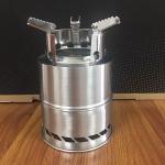 Ash Free Smokeless Fire Stove 3 Inch , Stainless Steel Smokeless Outdoor Stove