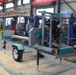 Gasoline Or Electric Motors Horizontal Wood Saw Machines Wood Automatic Sawmill