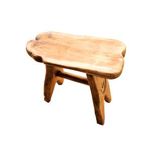 China Practical Cedar 0.115m3 Solid Wood Stool 48CM Height wholesale