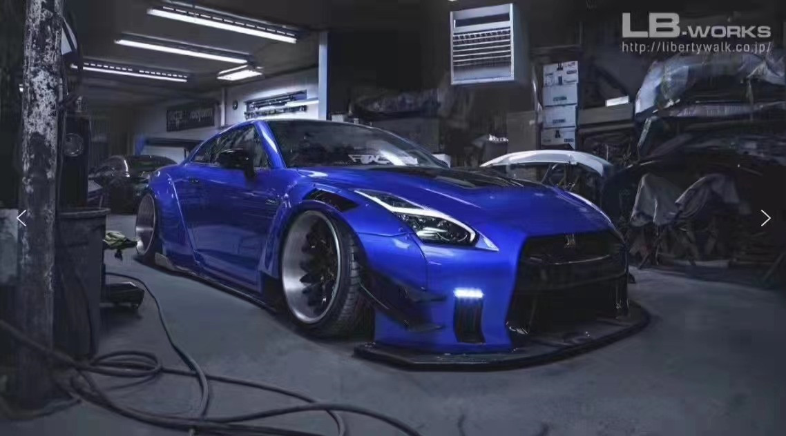 Hot 2022 Products GTR R35wide Bodyki Body Kit for Nissan GTR R35 Front and Rear Bumper Spoiler