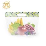 0.5kg Fruits Vent Stand Up Zipper Pouch Clear Plastic Bags For Packaging With