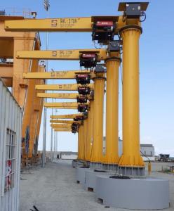 China Jib Lifting Equipment Electric Swivel Crane Q235 Material 0~8m/min wholesale