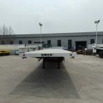 High Efficiency Shipping Container Semi-Trailer Blue 30-80 Tons 2 3 4 Axles