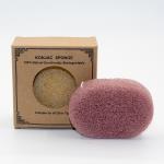 Oval Natural Exfoliating Skincare Sponge Facial Konjac Sponge 8.5*8.5*2.5cm