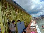 Prefab Water Villa Light Steel Frame House Over The Sea With Roof Tile