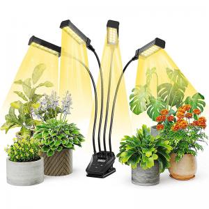 China 4 Head Gooseneck LED Plant Grow Light Garden Lighting LED Grow Light 18W Full Spectrum Phyto Lamp wholesale