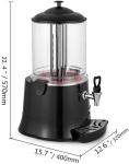 10 Liters Commercial Hot Chocolate Milk Drink Dispenser Easy To Clean
