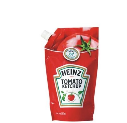 Condiment Packaging Custom Printing Spout Doypack Bag Standing Pouch Pack For Tomato Sauce With Nozzle