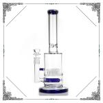Sprinkler Perc And Gridded Inline perc Glass Water Pipes 12'' Bongs