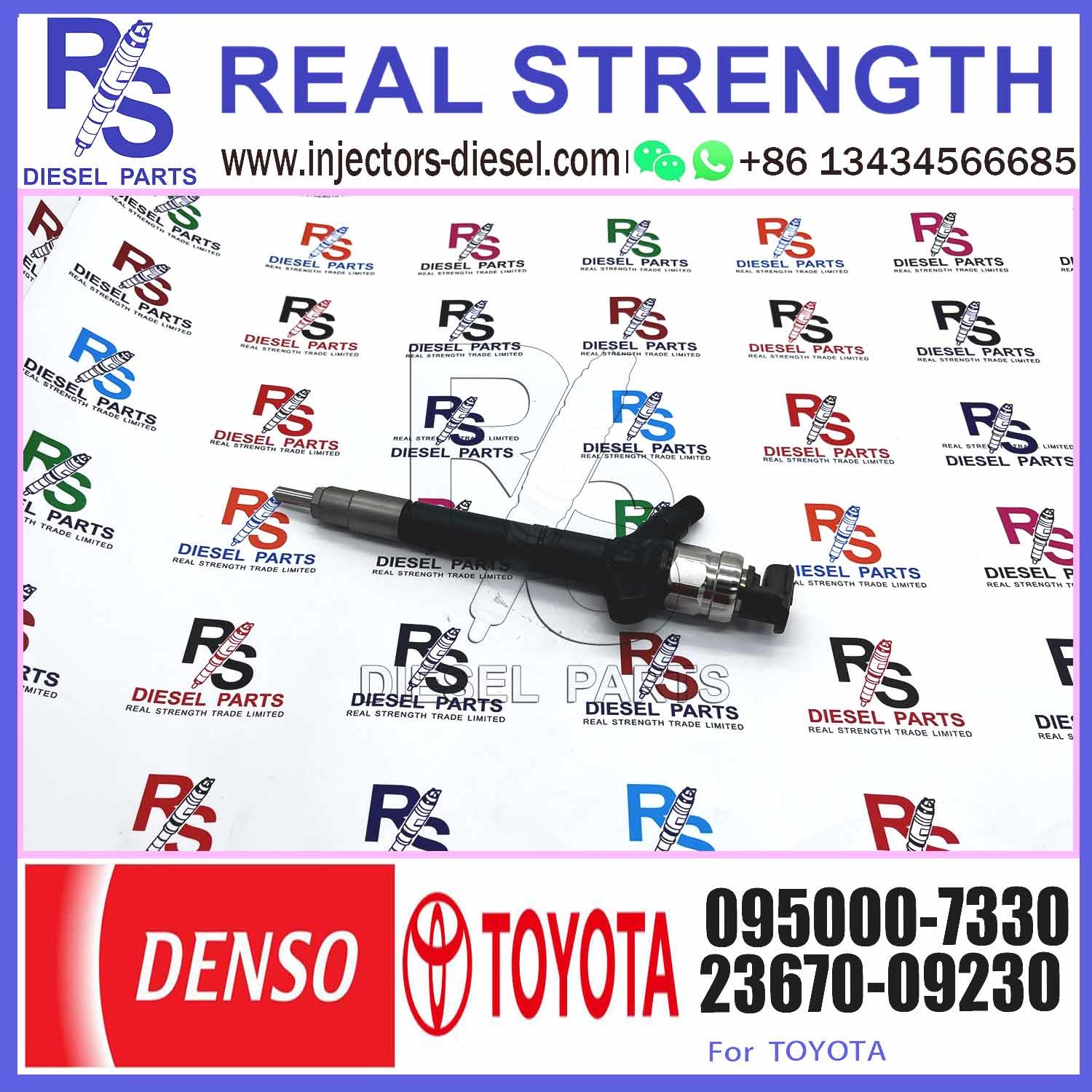 Plastic Common Rail 095000-7300 095000-7310 For Toyota- Denso Injector 095000-7670 23670-09280 Made In China
