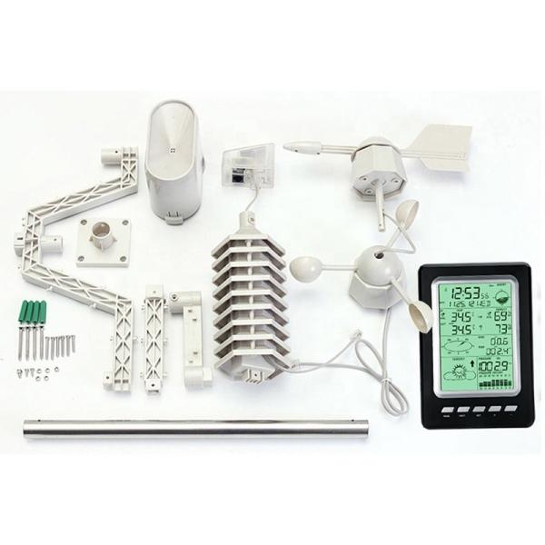 Wind Speed Range 0-50m/S Durable Outdoor Wireless Weather Station For Home And