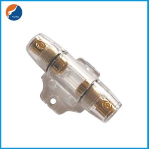 China AGU-04 Single In-Line 4 8 AWG Wire Car Amplifier AGU 10x38mm Glass Tube Fuse Holder on sale