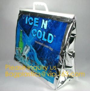 China China supplier custom Aluminium foil insulated thermal lunch cooler bag big ice bag for frozen food and lunch bagease wholesale