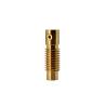 Buy cheap 2 Teeth Small Brass Worm Gear 12.6mm Outside Diameter RoHS Certification from wholesalers