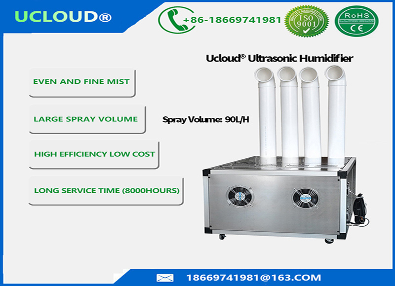 Ultrasonic Humidifier Industrial,Pond Mist Maker,304 Stainless Steel Humidifier for Textile humidification